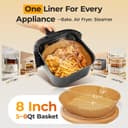 Thumbnail 2 de 400 Pcs 8" Square Air Fryer Liners 🍽️