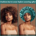 Thumbnail 3 de 4PCS Silk Satin Bonnets 4-pack for Curly Hair 🧴