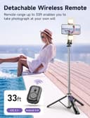 Thumbnail 3 de 53" Selfie Stick Tripod with Light for iPhone 📷