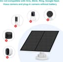 Thumbnail 2 de 5W Solar Panel for Security Camera, 2 Pack 🔋