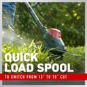 Thumbnail 4 de 60-Volt Max Brushless String Trimmer 15 in. 🌿