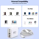 Thumbnail 6 de 65W USB C Charger Block 2-Pack, 6-Port Fast Charger 🔌