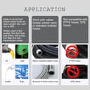 Thumbnail 4 de 6AN Female to 3/8 Barb Adapter Swivel, Pack of 2 🔧