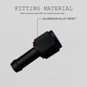 Thumbnail 6 de 6AN Female to 3/8 Barb Adapter Swivel, Pack of 2 🔧