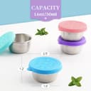 Thumbnail 1 de 6x1.6 Oz Salad Dressing Containers with Lids 🥗