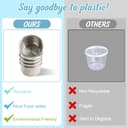 Thumbnail 5 de 6x1.6 Oz Salad Dressing Containers with Lids 🥗