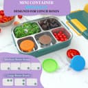 Thumbnail 6 de 6x1.6 Oz Salad Dressing Containers with Lids 🥗