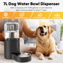 Thumbnail 4 de 7L Automatic Dog Water Dispenser Bowl 📷