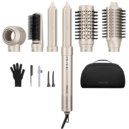 7MAGIC 6-in-1 Hair Styler Brush 110,000 RPM 💇♀️