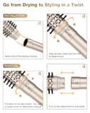 Thumbnail 8 de 7MAGIC 6-in-1 Hair Styler Brush 110,000 RPM 💇♀️