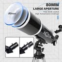 Thumbnail 1 de 80mm Aperture 600mm Telescope for Beginners 📷