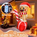 Thumbnail 1 de 8FT Christmas Inflatable Santa Claus 8FT Santa Inflatable 🎄