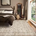 Thumbnail 2 de 8x10 Washable Area Rug — Boho Vintage Living Room 🧶