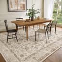 Thumbnail 4 de 8x10 Washable Area Rug — Boho Vintage Living Room 🧶