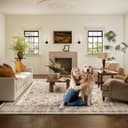 Thumbnail 5 de 8x10 Washable Area Rug — Boho Vintage Living Room 🧶