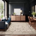 Thumbnail 6 de 8x10 Washable Area Rug — Boho Vintage Living Room 🧶