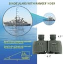 Thumbnail 2 de 8X30 Marine Binoculars with Rangefinder for Adults 📷