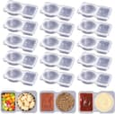 Thumbnail principal de ABEJFIC Double Compartment Condiment Containers 15 🍽️