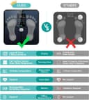 Thumbnail 4 de ABLEGRID Body Fat Scale with 16 Metrics ⚖️