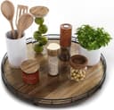 Thumbnail principal de Acacia Wood 16" Lazy Susan Turntable Organizer 🍽️