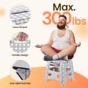 Thumbnail 1 de ACKO Folding Step Stool 13" foldable plastic step stool 🪜