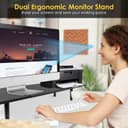 Thumbnail 4 de Across-Star Dual Monitor Stand Riser 32–40" for 2 Screens 🖥️