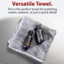 Thumbnail 3 de Adam's Borderless Grey Microfiber Towel 6-pack — 16 Inch cloths 🧽