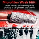 Thumbnail 1 de Adam's Polishes Microfiber Car Wash Mitt for Safe Washing 🚗