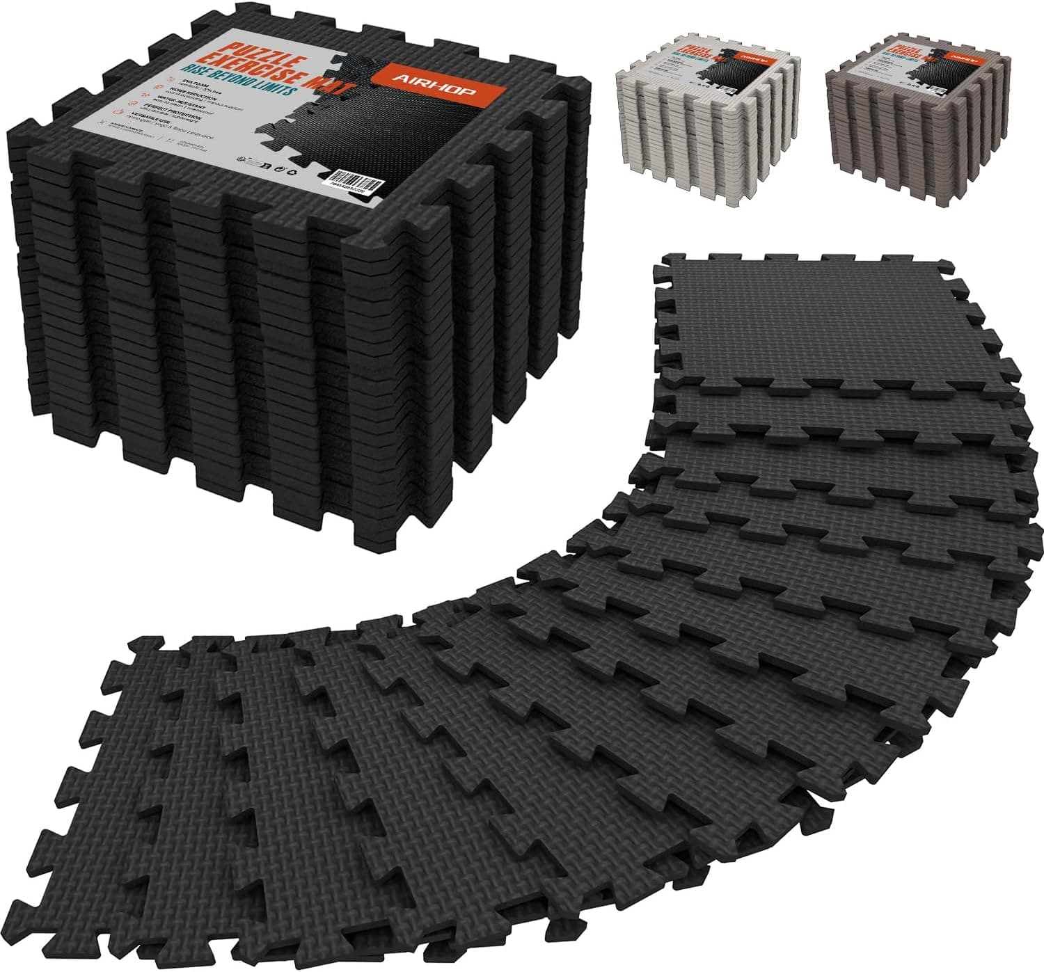 AIRHOP 18-Tile Gym Floor Mat ⚙️