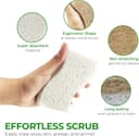 Thumbnail 6 de AIRNEX Biodegradable Natural Kitchen Sponge 12 pack 🧽