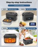 Thumbnail 6 de AIZOCO Cordless Heated Lunch Box 5.5 cups 🍱