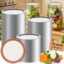 Thumbnail principal de Aliggbent 70mm Regular Mouth Canning Lids 130 pcs 🫙