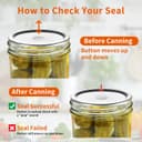 Thumbnail 4 de Aliggbent 70mm Regular Mouth Canning Lids 130 pcs 🫙