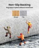 Thumbnail 4 de AMADA HOMEFURNISHING 5x7 washable area rug 🏠