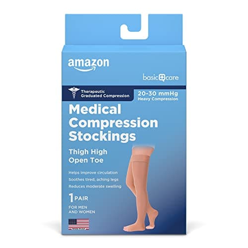 Amazon Basic Care Compression Stockings, 20-30 mmHg ⚙️