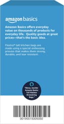 Thumbnail 4 de Amazon Basics Flextra 13-Gallon Kitchen Trash Bags, 90 count 🧺