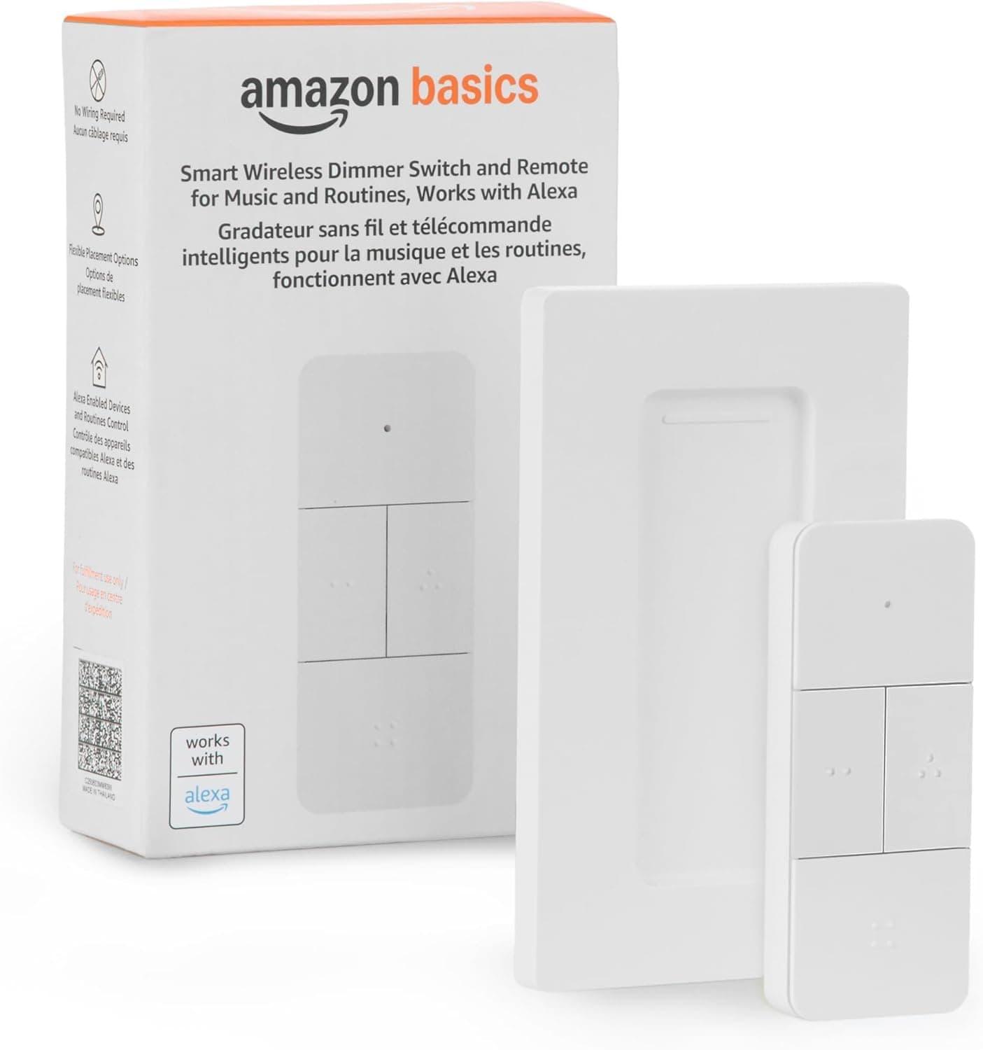 Amazon Basics Smart Dimmer Switch and Remote — Dimmer for Alexa 🎛️