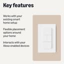 Thumbnail 1 de Amazon Basics Smart Dimmer Switch and Remote — Dimmer for Alexa 🎛️