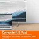 Thumbnail 5 de Amazon Basics USB-C to USB-C 4 Cable 3.3 ft — 240W 🔌