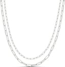 Thumbnail principal de Amazon Essentials Layered 2-Row Chain Necklace 📿