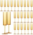 Thumbnail principal de Amber Champagne Flutes 24-Pack 5.4 oz Plastic Champagne Glasses 🍷