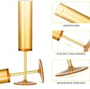 Thumbnail 2 de Amber Champagne Flutes 24-Pack 5.4 oz Plastic Champagne Glasses 🍷