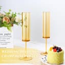 Thumbnail 5 de Amber Champagne Flutes 24-Pack 5.4 oz Plastic Champagne Glasses 🍷