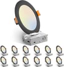 Thumbnail principal de Amico 6 Inch 12 Pack 5CCT Dimmable LED Downlight 💡