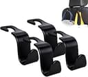 Thumbnail principal de Amooca Car Seat Headrest Hook 4-Pack hanger for car 🚗