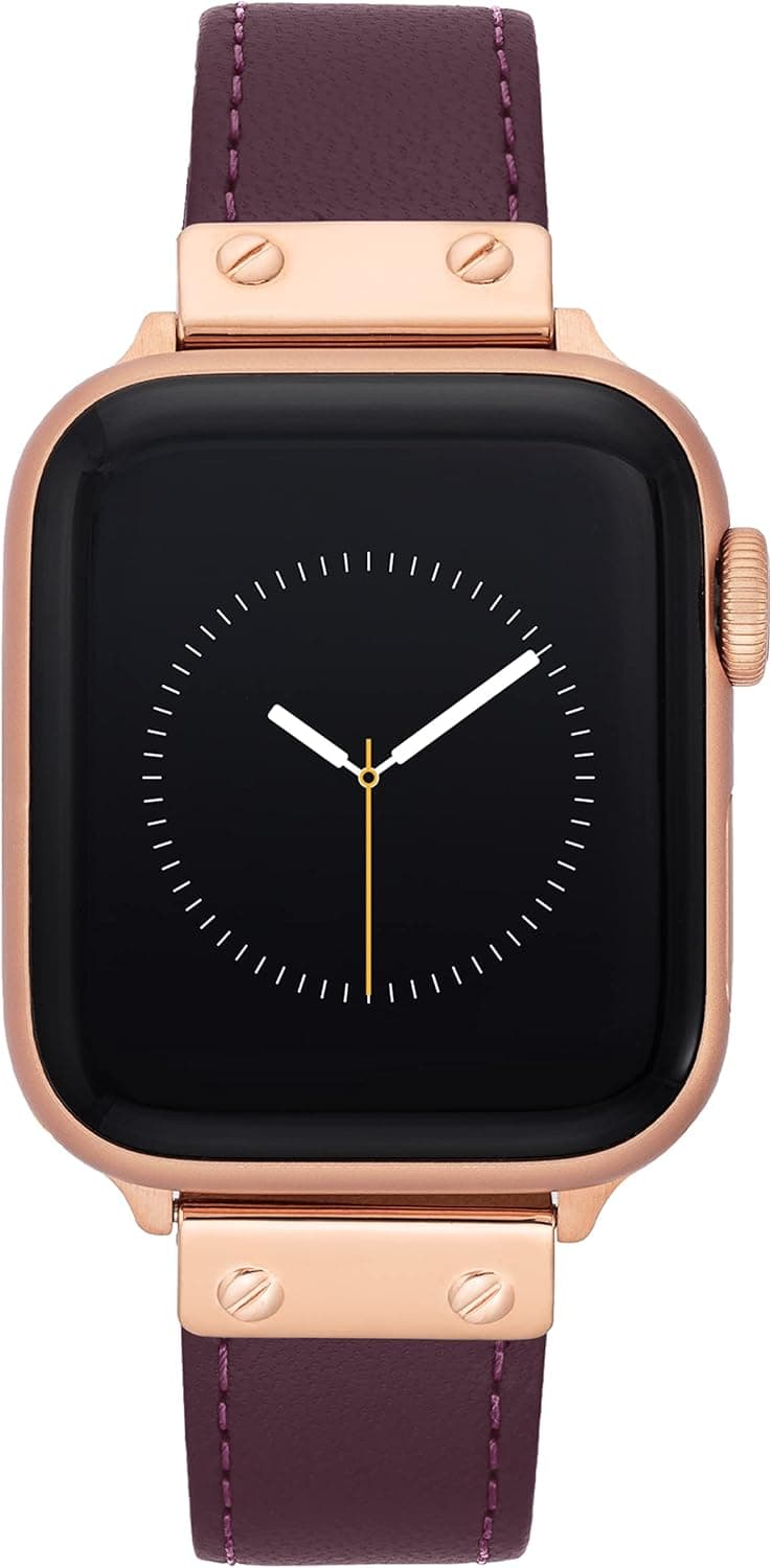 Anne Klein Leather Fashion Band for Apple Watch ⌚