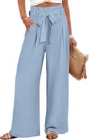 Thumbnail principal de ANRABESS Wide Leg Palazzo Pants, High-Waist Belted 👖