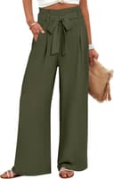 Thumbnail 1 de ANRABESS Wide Leg Palazzo Pants, High-Waist Belted 👖