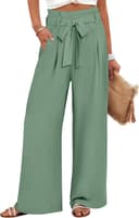 Thumbnail 2 de ANRABESS Wide Leg Palazzo Pants, High-Waist Belted 👖