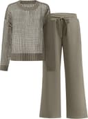 Thumbnail principal de ANRABESS Women's Crochet Sweater Set 📷